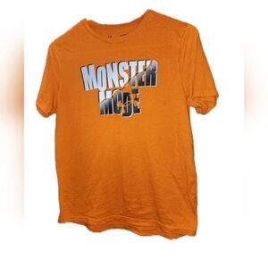 Under Armour Boy's Youth Large Orange Monster Mode T-Shirt